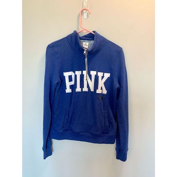 Pink Victoria’s Secret size small quarter zip sweater - Picture 1 of 3
